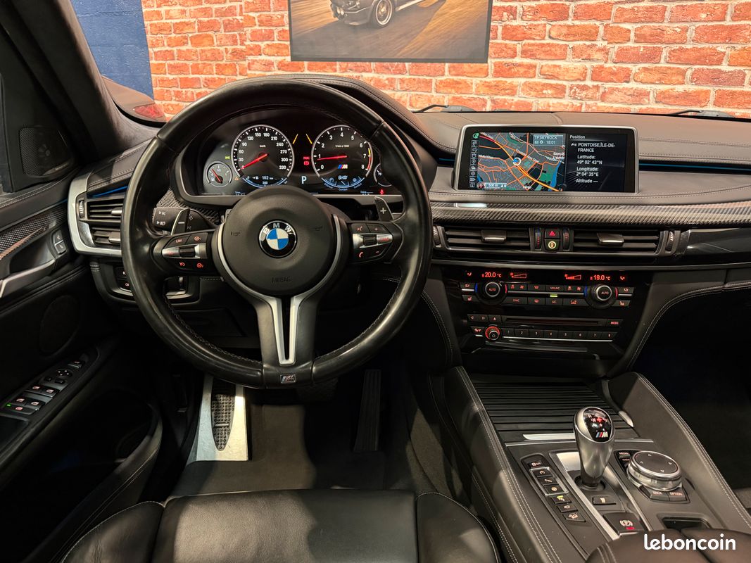 BMW X6 M 575ch BVA8 4.4 XDRIVE ( X6M ) - CARBONE / H&K / LASER / HUD - IMMAT FRANCAISE (image 13)