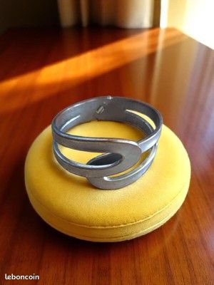 Bracelet vintage en métal avec ponpons, années 30/40 (D'occasion) à