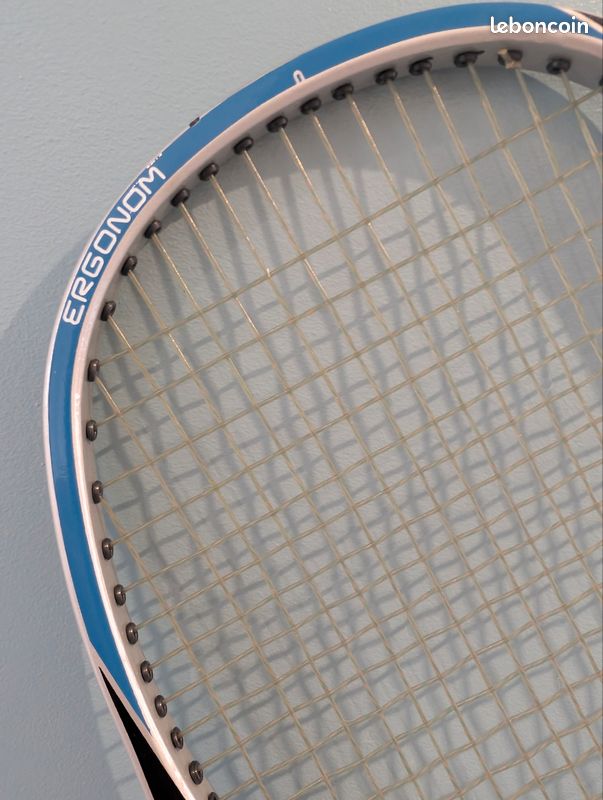 Raquette De Tennis Vintage Snauwaert ETR - Système Ergonomique - Occasion En Bon état - Couleur Grise