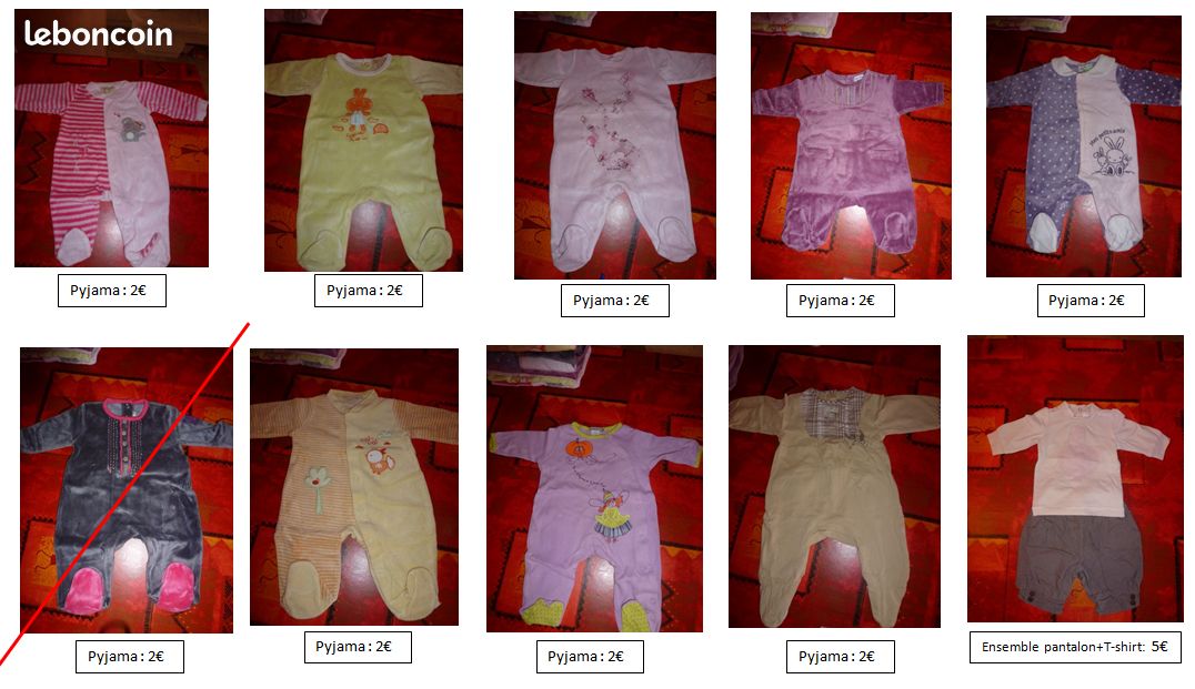 Divers vetements enfant fille , 1 mois (image 3)