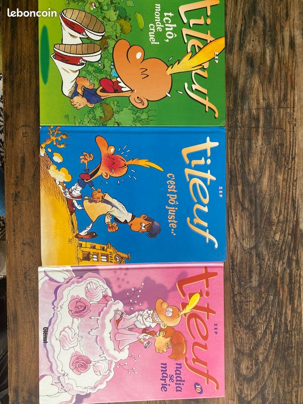 Lot de 3 BD Titeuf (image 1)