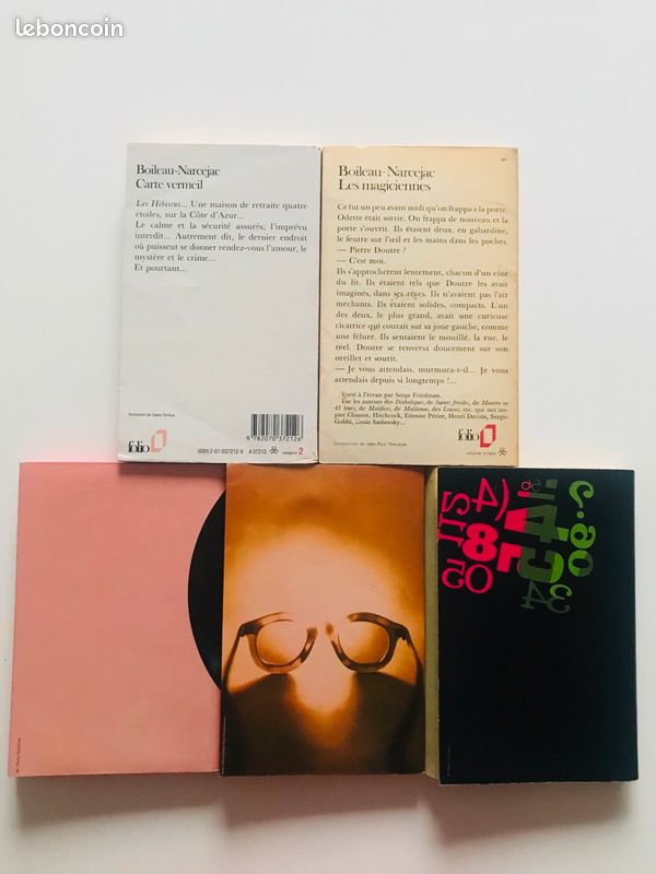 Lot de 5 livres de Boileau - Narcejac : Les magiciennes - Carré Vermeil - L’ingénieur aimait les chiffres - Les visages de l’ombre - A cœur perdu (image 7)