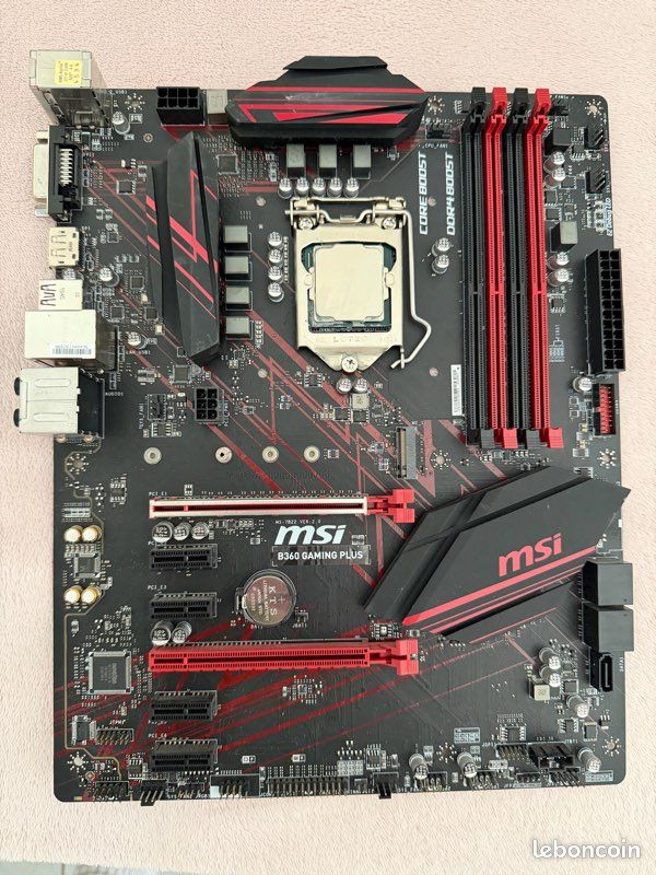 Carte mère msi b360 avec i7-8700 (image 1)