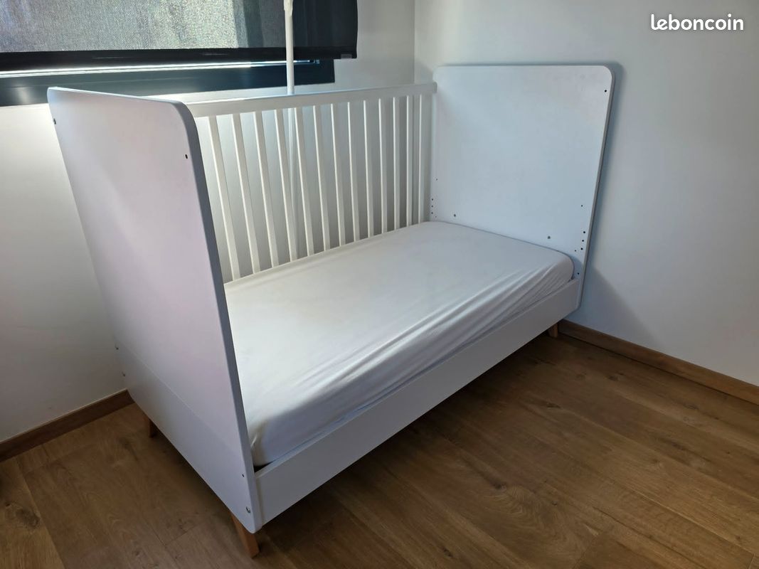 Chambre bébé évolutive QUAX – Modèle Loft – Blanc (image 2)