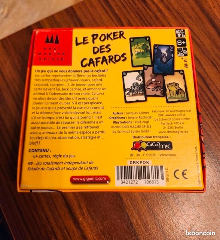 Yapluka Jouer: Le Poker des Cafards