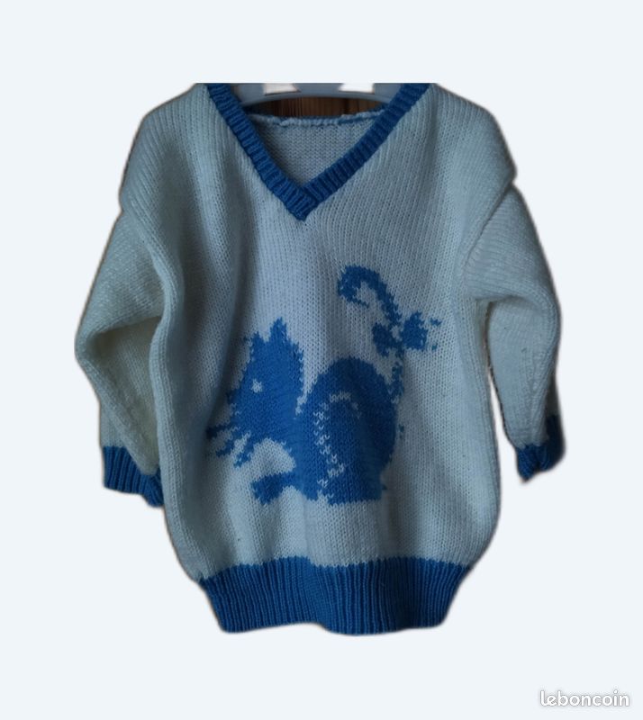 Pull Col V Pour Enfant/fille - Tissu Doux Et Ample - Manches Longues - Pour Automne/hiver - Taille 10-12 Ans Environ