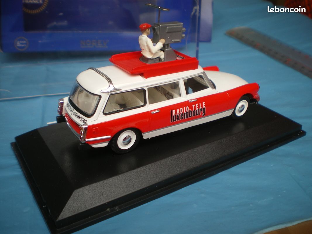 Norev 1/43 Citroën DS ID Break RTL Tour De France 1963 Avec Cameraman – Collection