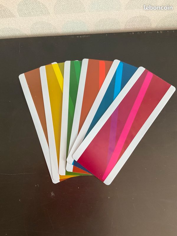 Bandes lecture Larges Colorées pour enfants DYS (image 1)