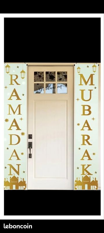 Décoration murale Ramadan Mubarak monter soi-même, tout le nécessaire es fourni