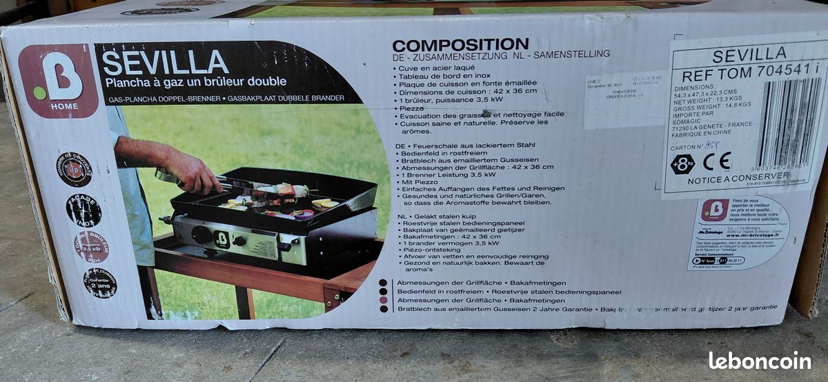 Plancha gaz SEVILLA (image 4)