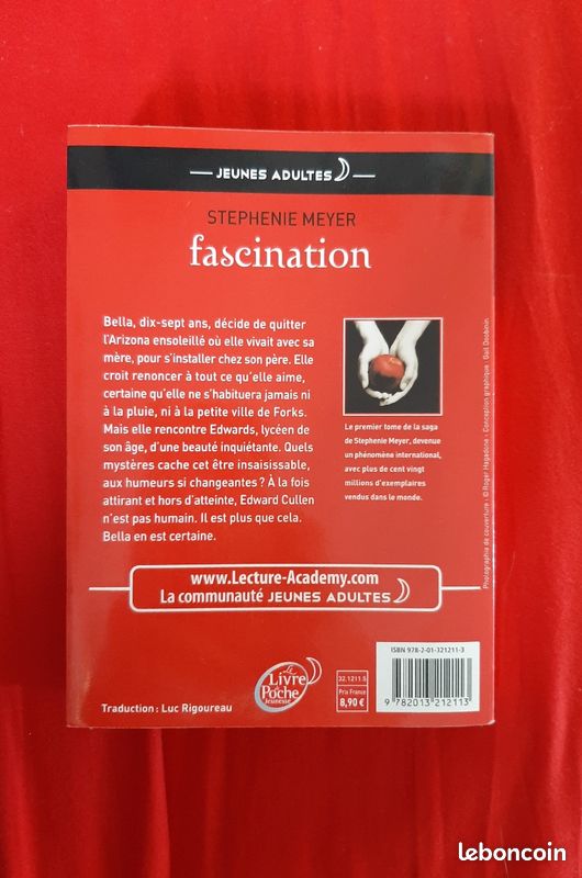 1er tome de Twilight - Fascination de Stephenie Meyer (image 2)