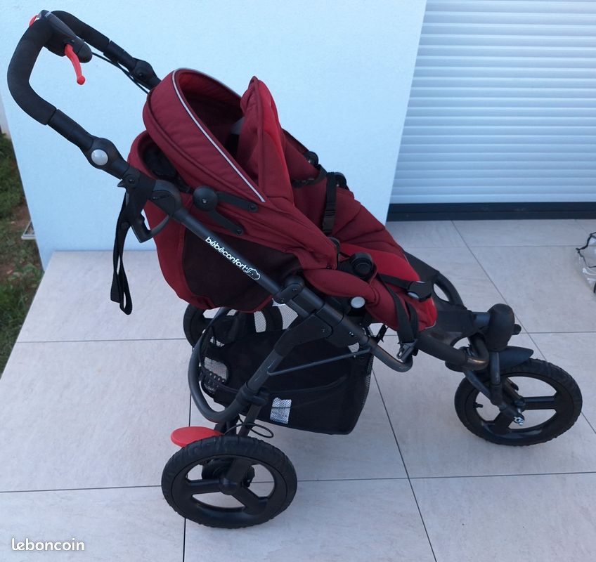 Poussette Trio Bébé Confort High Trek + Nacelle Windoo + Nombreux accessoires – Pack complet (image 4)