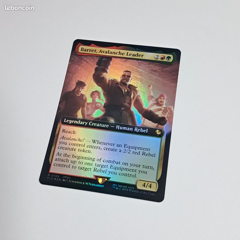 barret mtg card Magic The Gathering - Universes Beyond - Final Fantasy - Commander