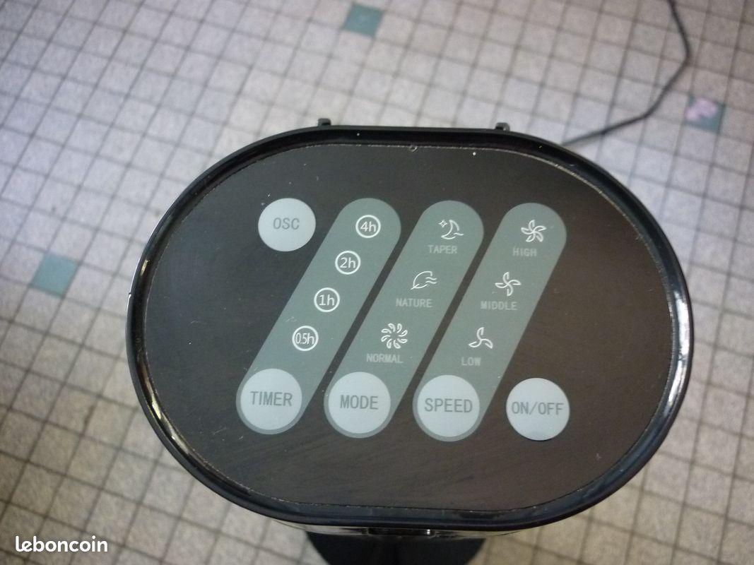 Ventilateur colonne 80 cm avec telecommande (image 5)