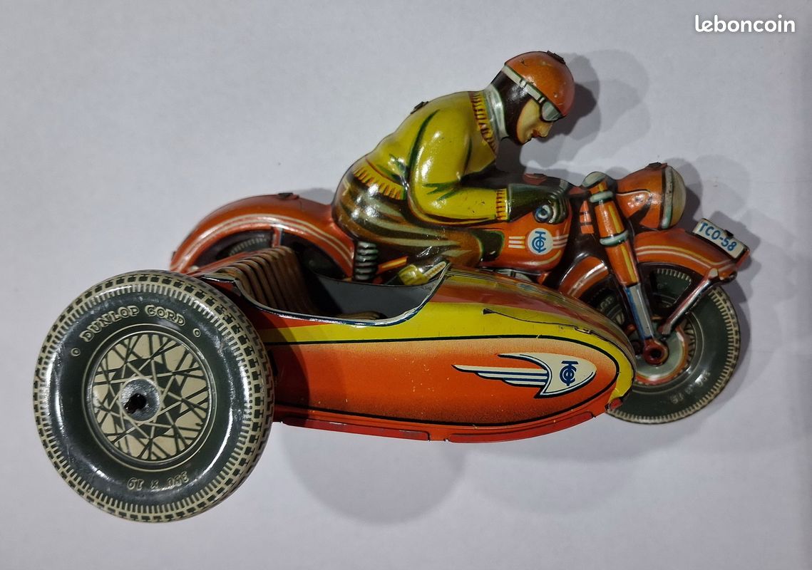 Tôle De Soubassement Pour Jouet Tipp-Co - Moto Side-car TCO - Pièce Détachée Neuve