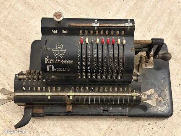 ANCIENNE CALCULATRICE MECANIQUE VAUCANSON modéle B EUR 100,00 - PicClick FR