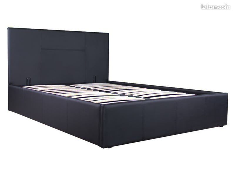 Lit coffre + matelas 140x190 (image 3)