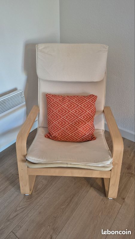 Fauteuil avec coussin (image 1)