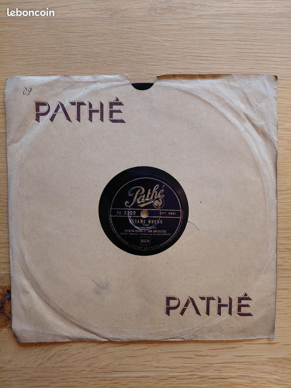 Vinyle 78T - Amor, Amor / Besame Mucho (image 3)