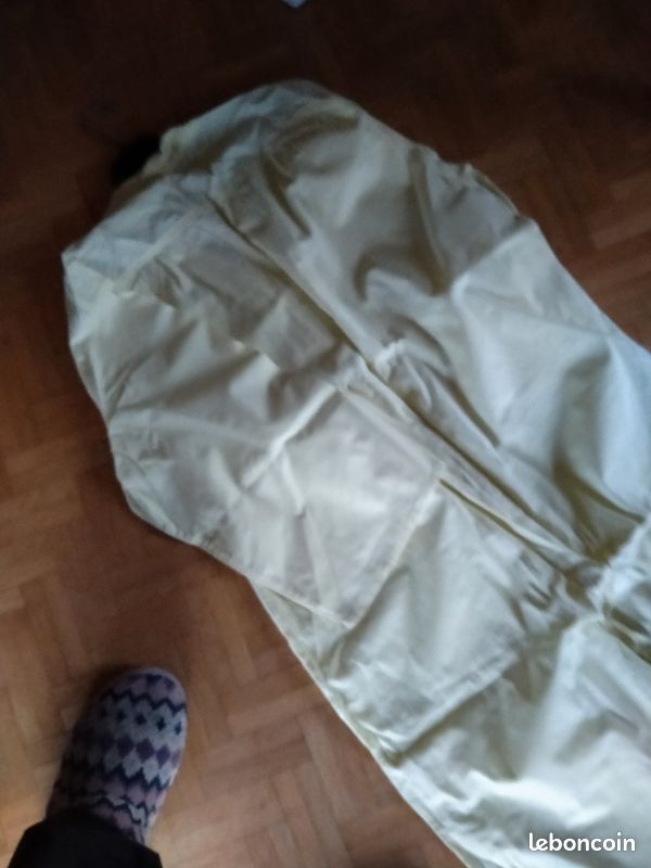 Salopette jaune, fermeture devant avec boutons, taille 40/42, nafnaf (image 4)