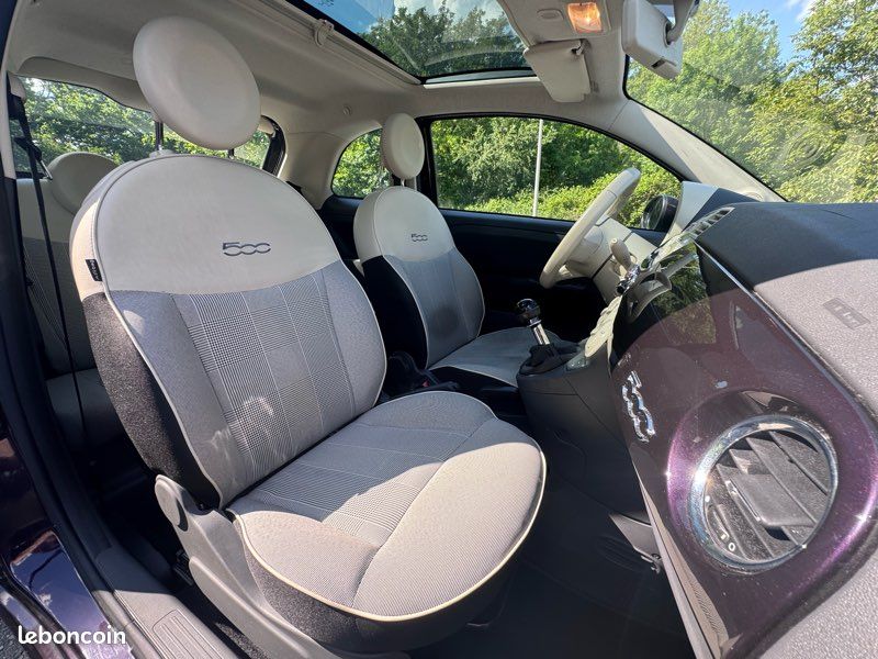 FIAT 500 1.2 (phase 2) 1.2 MPi 69 ch « Lounge » (image 15)