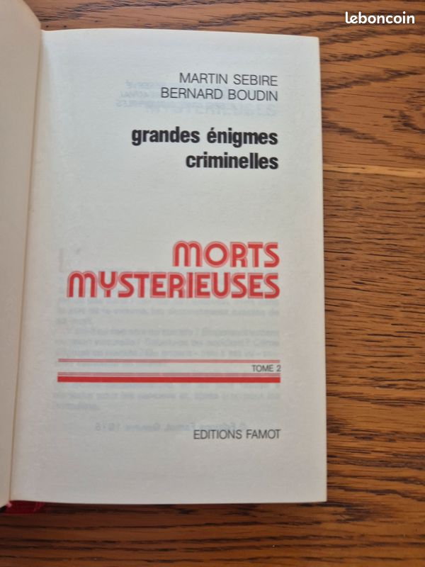 Grandes Enigmes Criminelles tome 2 morts mysterieuses (image 2)