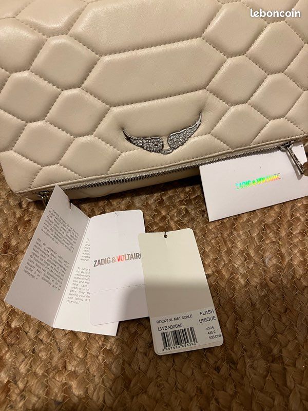 Sac Rocky XL blanc Zadig et Voltaire Accessoires Bagagerie