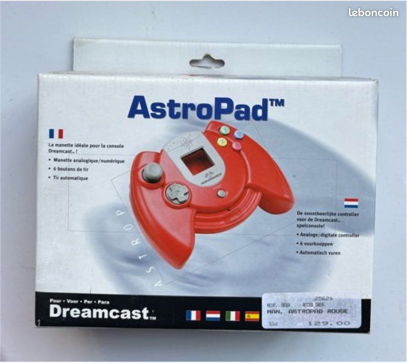 Manette SEGA Dreamcast - Manette Originale Avec Fil - Pour Console Rétro - Occasion Fonctionnelle