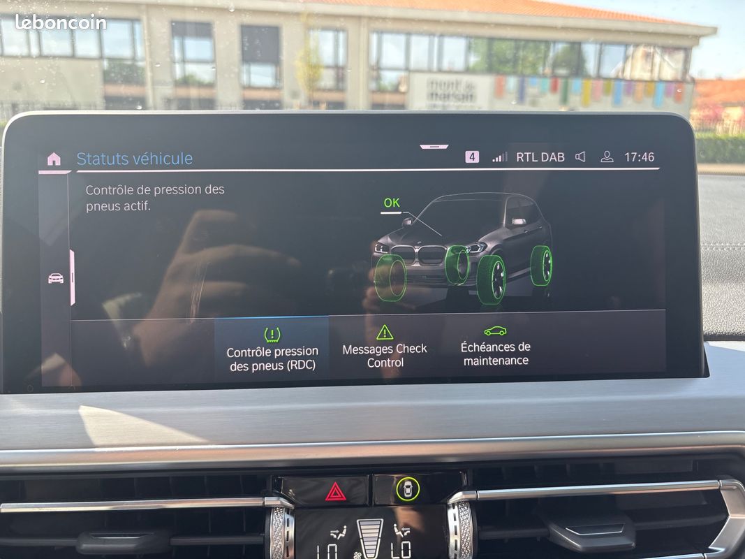 Bmw ix3 electric 285 ch pack m sport 109ppm 80kwh impressive bva / suivi bmw / toit ouvrant / carplay (image 27)
