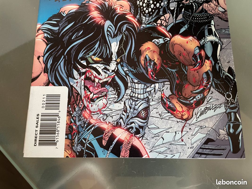 Kiss #1-2 (Dark Horse) J. Scott Campbell Cover (image 6)