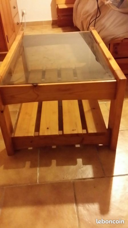 Table basse en pin massif (image 2)