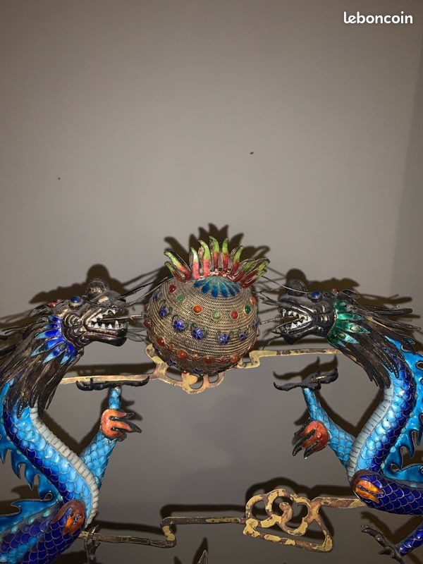 Anciens dragons en émail cloisonné (image 3)