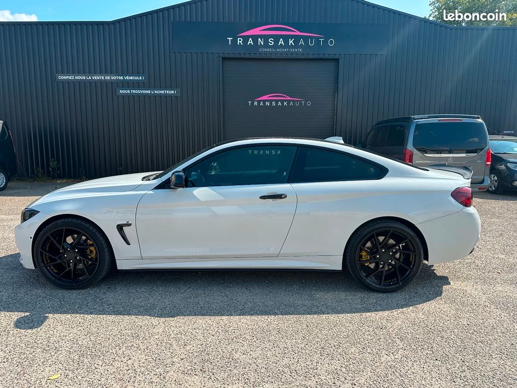 BMW SERIE 4 COUPE F32 LCI 430d xDrive 258 ch BVA8 M Sport / STAGE 1 / FEUX ET LIGNE TYPE M4 (image 2)