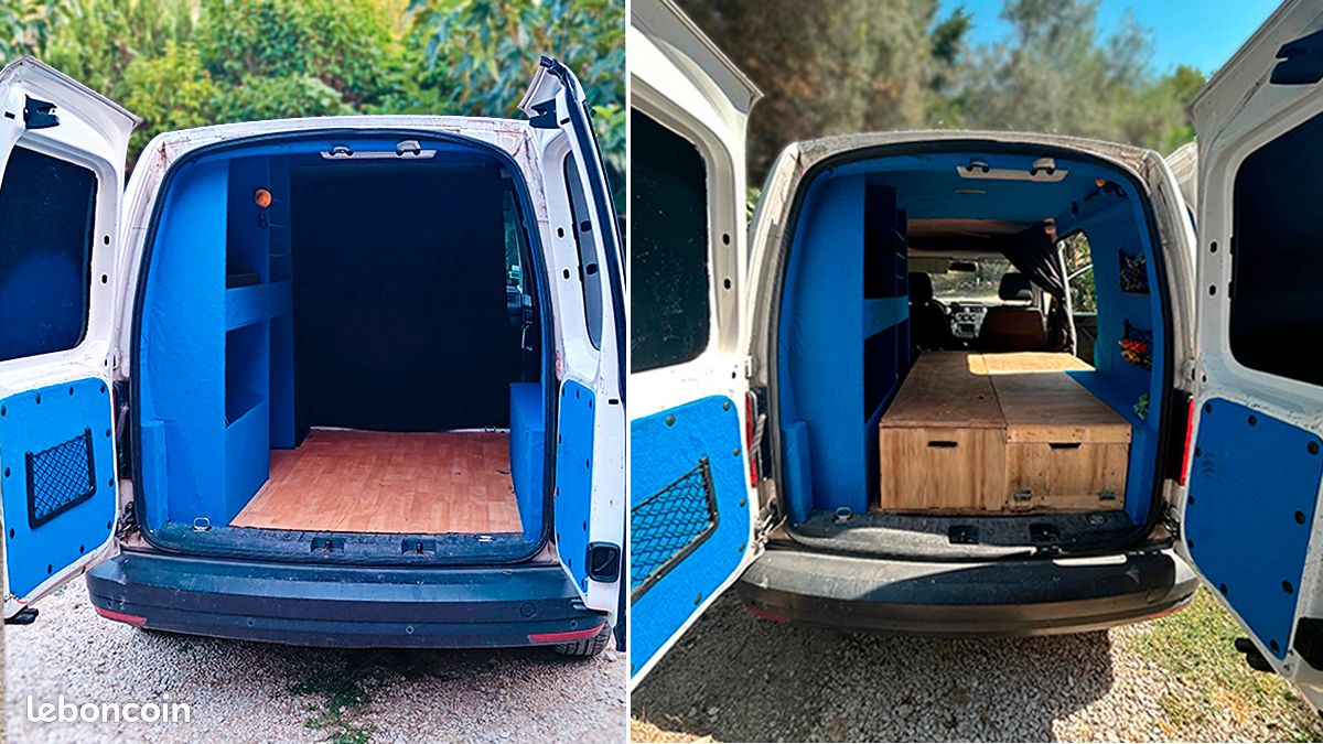 Caddy 4 (IV) 2.0 TDI 2016 + caissons modulaires (image 2)