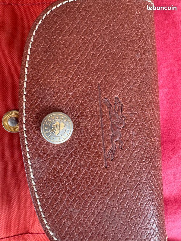 Sac longchamp en toile pliable vintage (image 5)