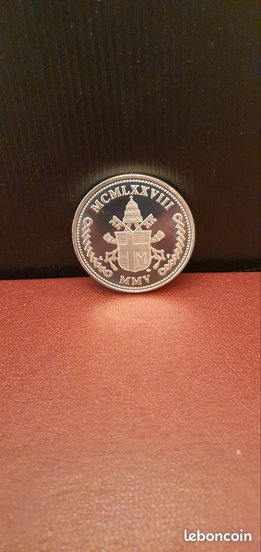 Vatican, Médaille, Jean-Paul II, Michelangelo, La Pietà