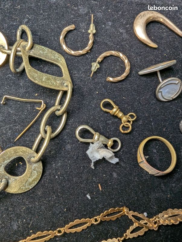 Lot De Bijoux Fantaisie Anciens / Vintage - Occasion - Idéal Pour Créateurs Ou Collection