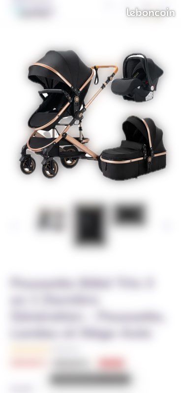 Poussette trio (image 1)