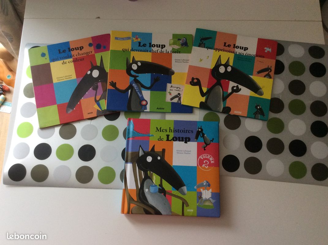 Lot de livres du Loup Auzou (Orianne Lallemand) (image 1)