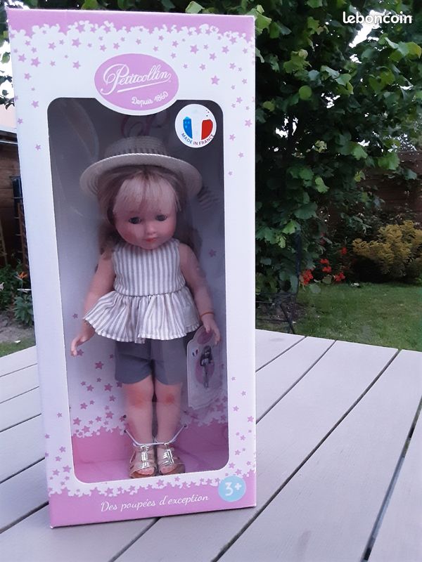 Doll to play Marie-Françoise Violet 40 cm - Petitcollin
