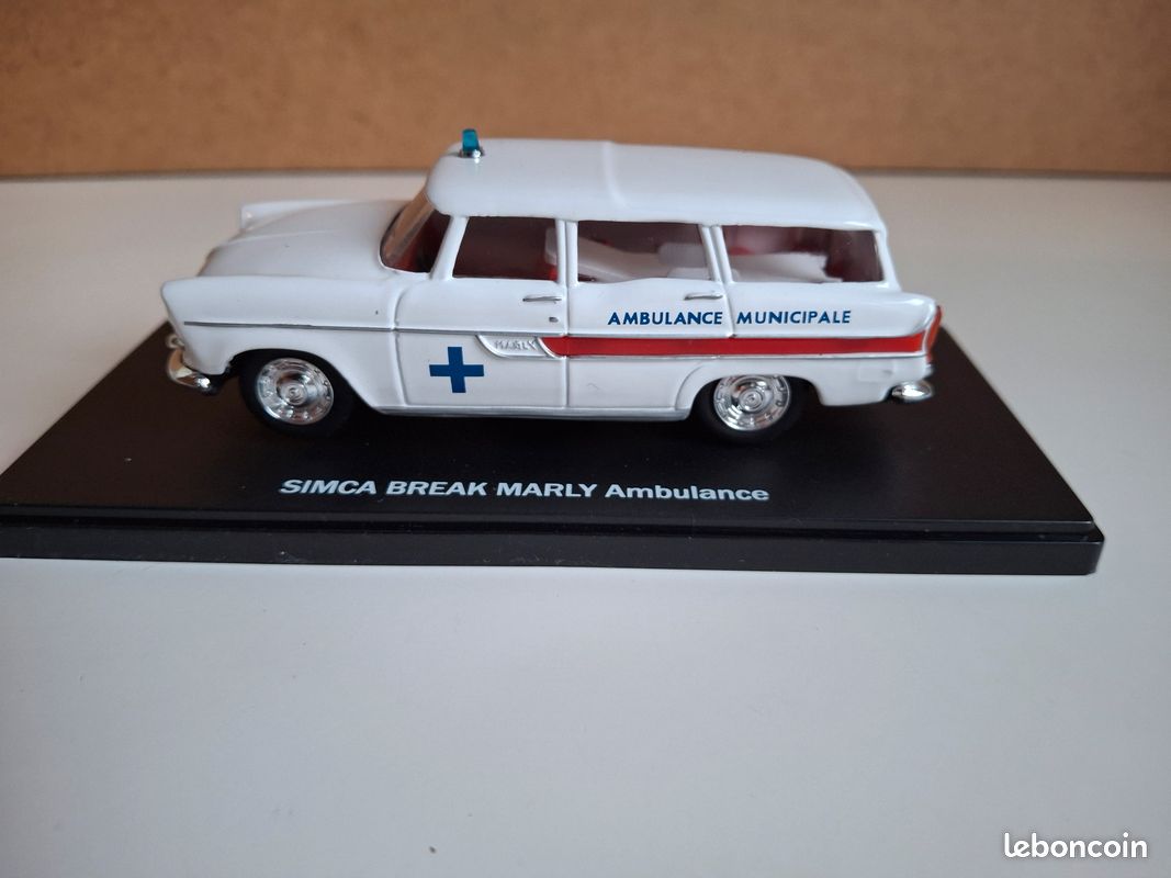 Norev Simca Marly - Ambulance Miniature - Réf 41 - Occasion