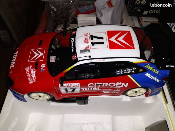 Nikko Evolution 1:14 Citroën Xsara WRC Bleue - Voiture Télécommandée Occasion - Vintage Rallye