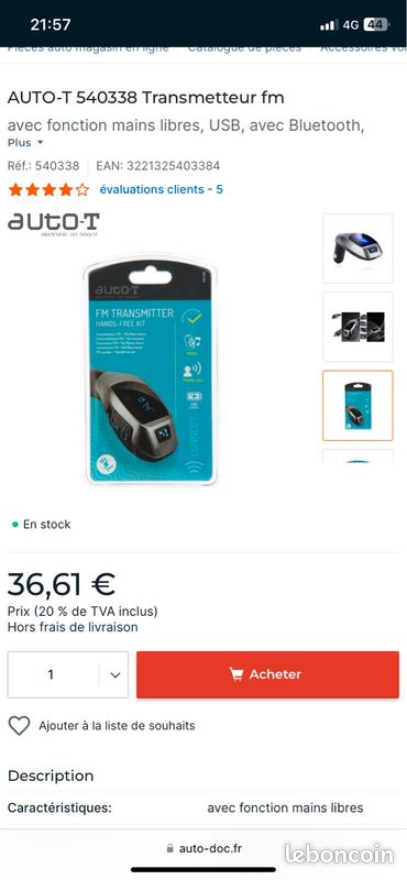 Acheter un transmetteur bluetooth ?