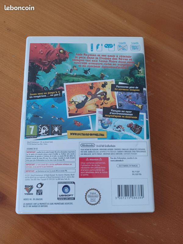 Jeu Rayman origins wii (image 2)
