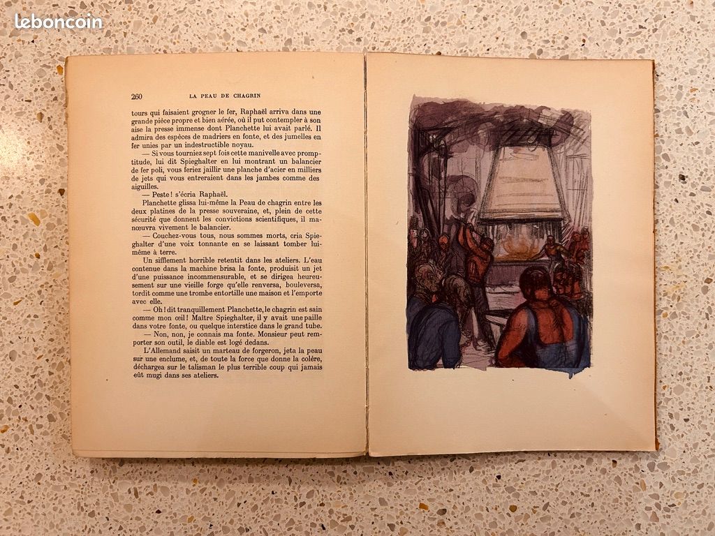 Livre Balzac Peau de Chagrin édition Trianon (1930), illustrée par Émilien Dufour (image 3)