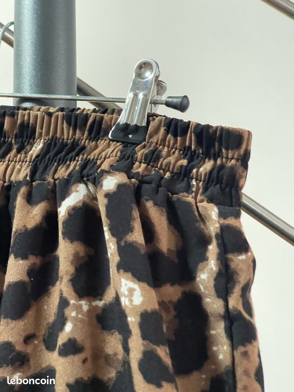 Bas de survêtement Karter Anine Bing – Coton Léopard Oversize