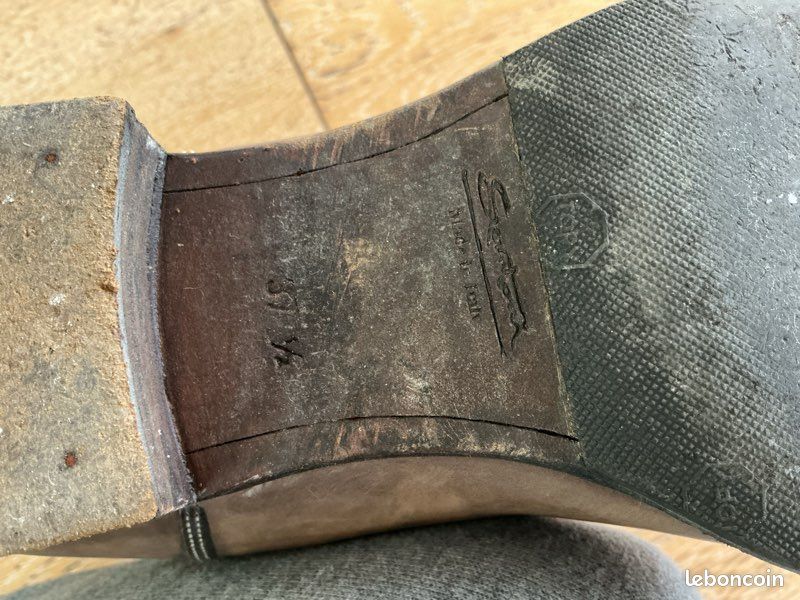 Chaussures Santoni Femme Taille 37.5 Marron - Talons - Occasion à Porter