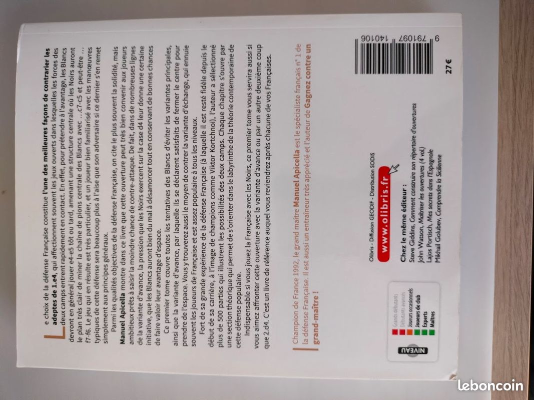 Jouez la française (tome 1)  par le gmi Manuel Apicella (image 2)