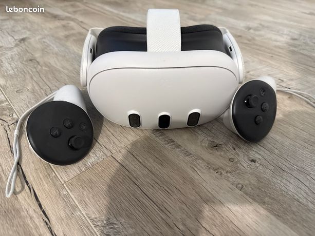 Meta Quest 3 128Go – Casque VR Autonome – Excellent état, Très Peu Utilisé – FR