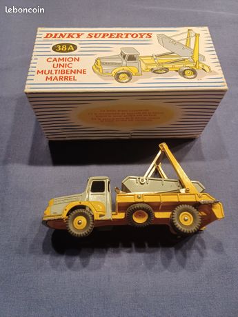 Dinky Toys 38A – Camion MultibenNe Marrel – Boîte D'origine Et Cale – Etat MIB (Mint In Box)